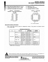 DataSheet SN74HC14 pdf