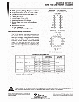 DataSheet SN74HC148 pdf