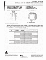 DataSheet SN74HC157 pdf