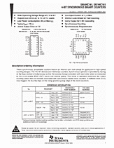 DataSheet SN74HC161 pdf