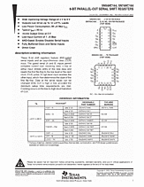 DataSheet SN74HC164 pdf