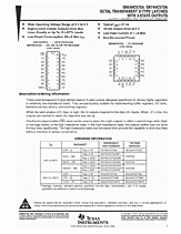 DataSheet SN74HC573A pdf