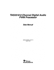 DataSheet TAS5518 pdf