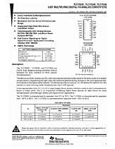 DataSheet TLC7524E pdf