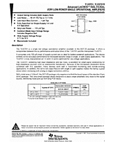 DataSheet TLV2721 pdf