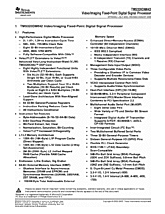 DataSheet TMS320DM642 pdf