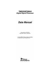 DataSheet TMS320F28044 pdf