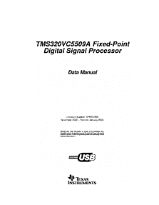 DataSheet TMS320VC5509A pdf