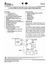 DataSheet TPA2012D2 pdf