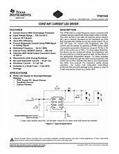 DataSheet TPS61042 pdf