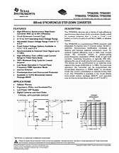 DataSheet TPS62050 pdf