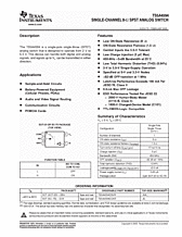 DataSheet TS5A4594 pdf