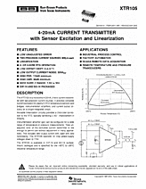 DataSheet XTR105 pdf