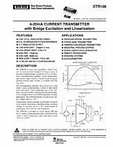 DataSheet XTR106 pdf