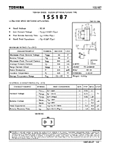 DataSheet 1SS187 pdf