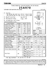 DataSheet 2SA970 pdf