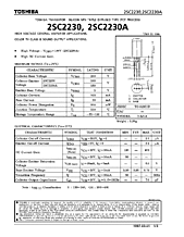 DataSheet 2SC2230 pdf