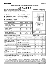 DataSheet 2SC2551 pdf