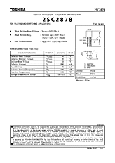 DataSheet 2SC2878 pdf