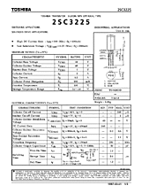 DataSheet 2SC3225 pdf