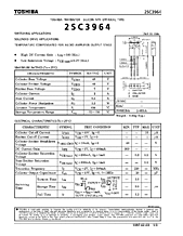 DataSheet 2SC3964 pdf