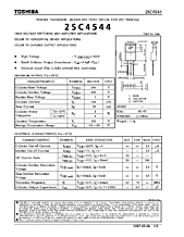 DataSheet 2SC4544 pdf