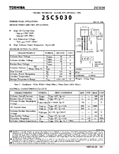 DataSheet 2SC5030 pdf