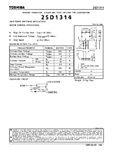 DataSheet 2SD1314 pdf