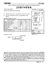 DataSheet 2SD1409A pdf