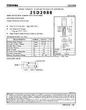 DataSheet 2SD2088 pdf