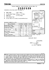 DataSheet 2SD2539 pdf