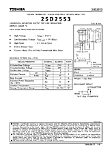 DataSheet 2SD2553 pdf