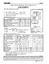 DataSheet 2SJ201 pdf