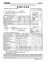 DataSheet 2SK1529 pdf