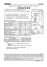 DataSheet 2SK2545 pdf