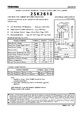 DataSheet 2SK2610 pdf