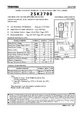 DataSheet 2SK2700 pdf