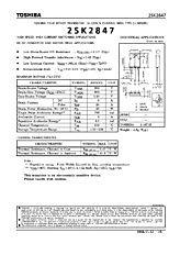 DataSheet 2SK2847 pdf