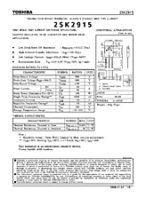 DataSheet 2SK2915 pdf