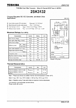 DataSheet 2SK3132 pdf
