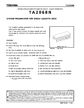 DataSheet TA2068N pdf