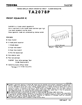 DataSheet TA2078P pdf