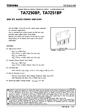 DataSheet TA7250BP pdf