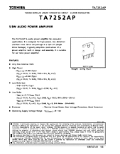DataSheet TA7252AP pdf