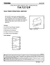 DataSheet TA7272P pdf