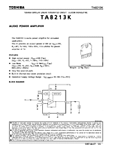 DataSheet TA8213K pdf