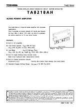 DataSheet TA8218AH pdf