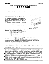 DataSheet TA8220H pdf