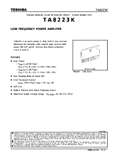 DataSheet TA8223K pdf