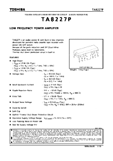 DataSheet TA8227P pdf